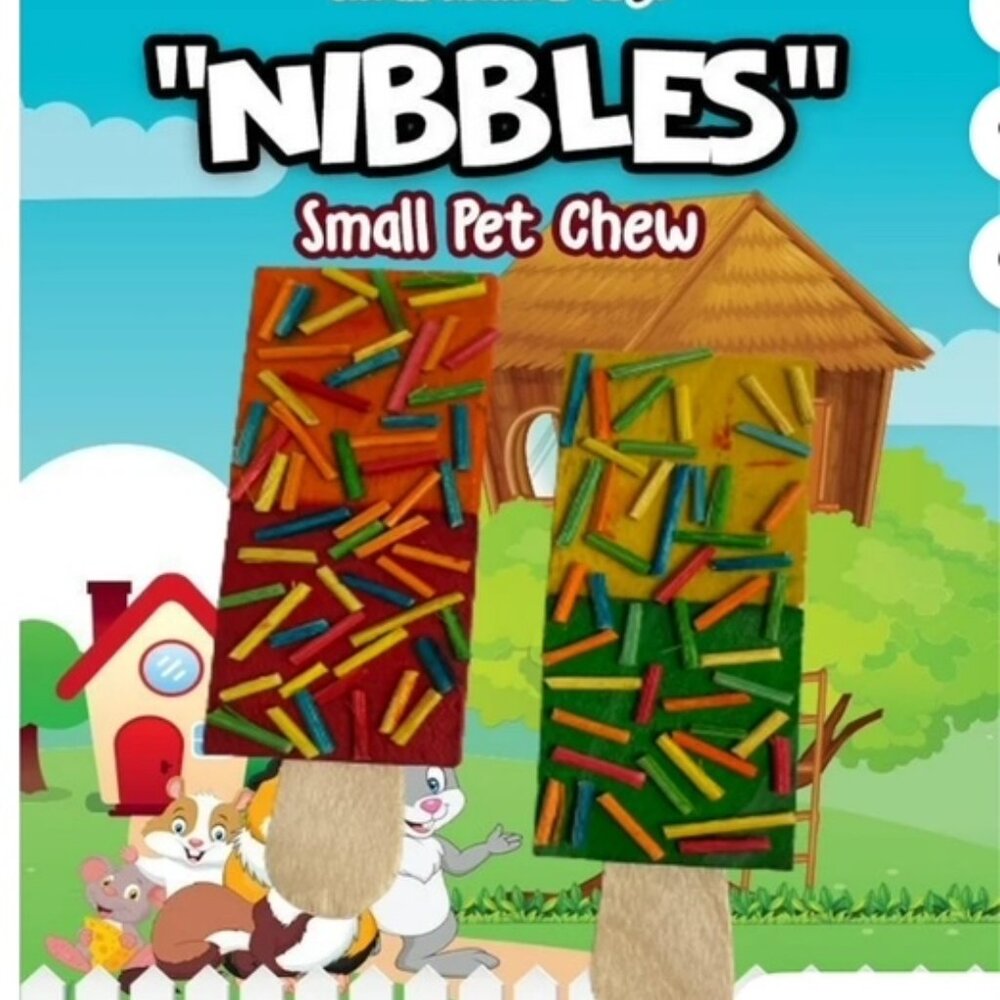 NIBBLE Crunchy Sprinkle Wooden Popsicle Sticks